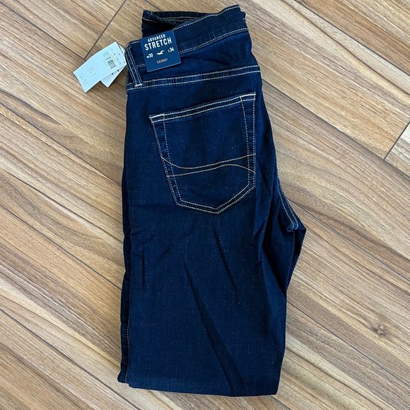 Abercrombie & Fitch Advanced Stretch Skinny Jean 30x34 NEW - Picture 2 of 3